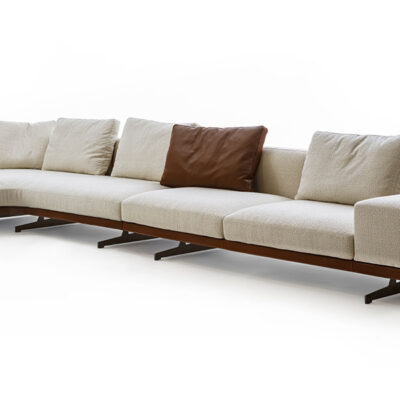 L-shape AM PM sofa