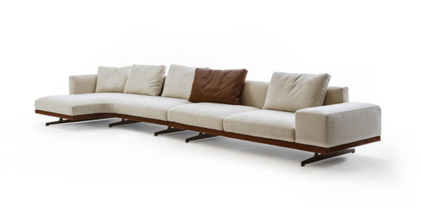 L-shape AM PM sofa